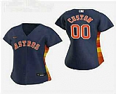 Women Customized Houston Astros 2020 Navy Alternate Nike Jersey,baseball caps,new era cap wholesale,wholesale hats